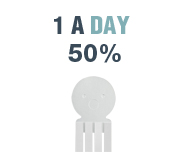 1 a day